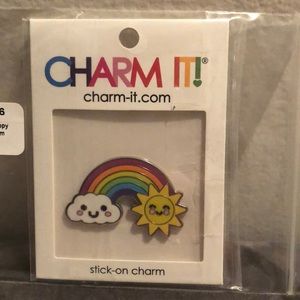 *new* charm-it stick on charm Rainbow
